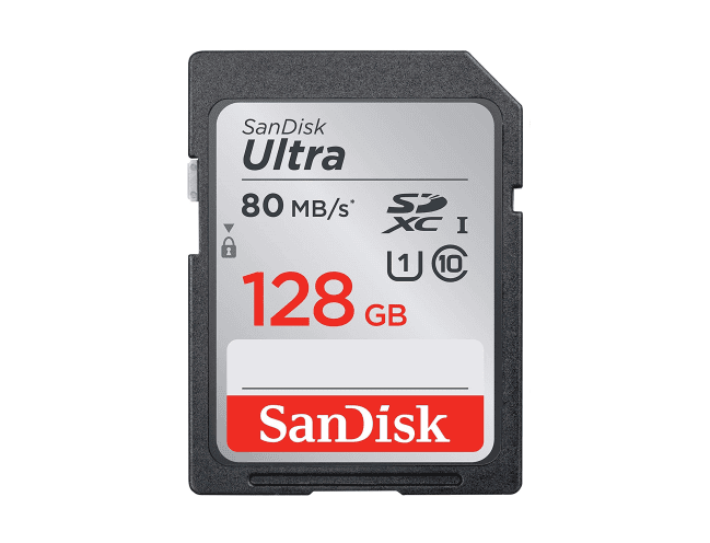 レンタル【SanDisk SDXCカード 128GB UHS-1 U1】