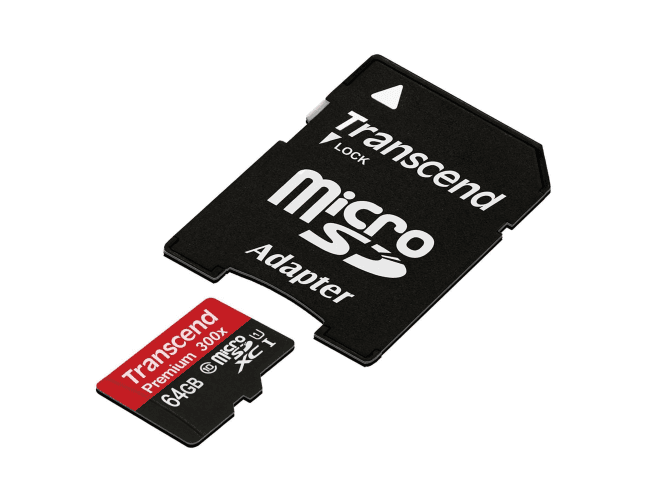レンタル【Transcend micro SDXCカード 64GB】