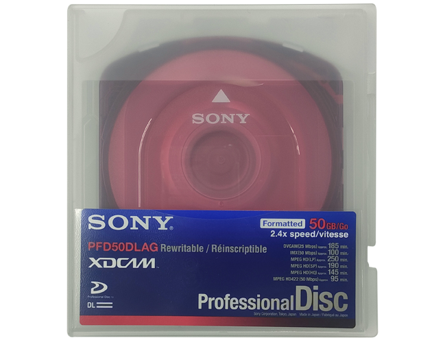 SONY PFD50DLAG 50GB XDCAM記録用 Professional Discアーカイブケースモデル