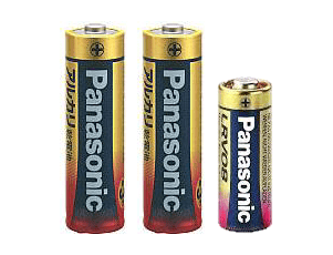 電池(単4×2 12V×1)
