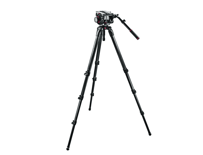 Manfrotto 509HD PRO VIDEO HEAD（雲台）+Manfrotto 536 ロング三脚 100mm
