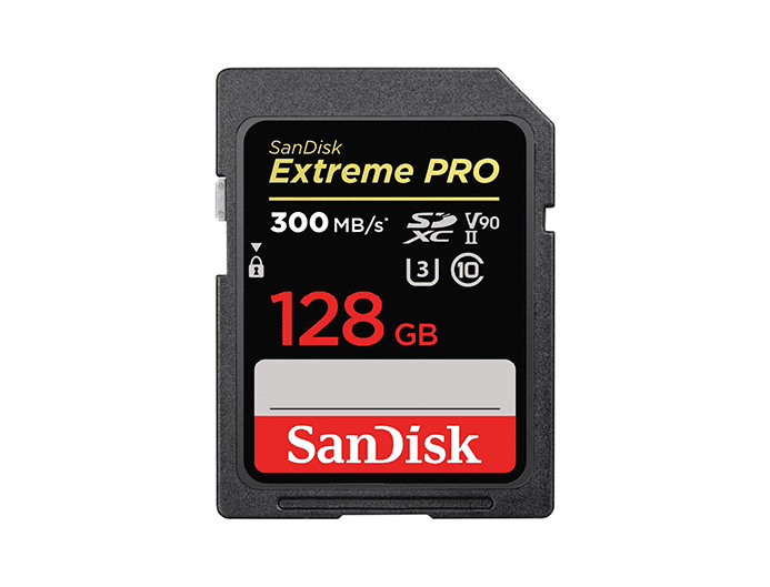 SanDisk Extreme PRO SDXCカード 128GB UHS-II V90 U3 CLASS10