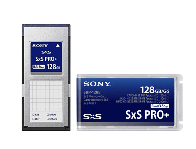 SONY SXSメモリーカード 128GB PRO PLUS